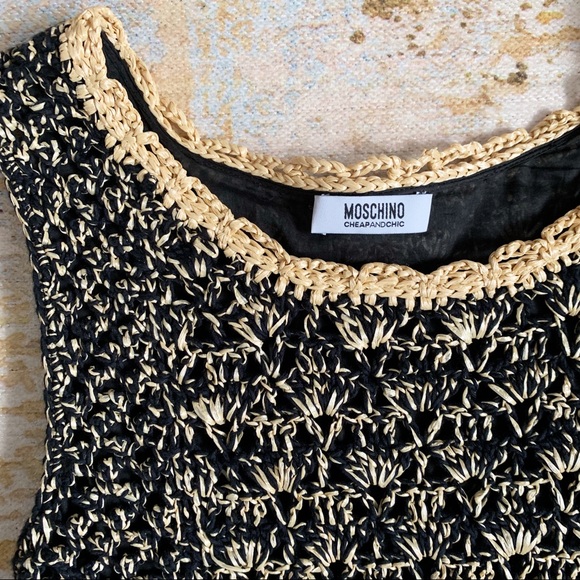 MOSCHINO cheap and chic Cotton/Straw Weaved Suit - Picture 4 of 8